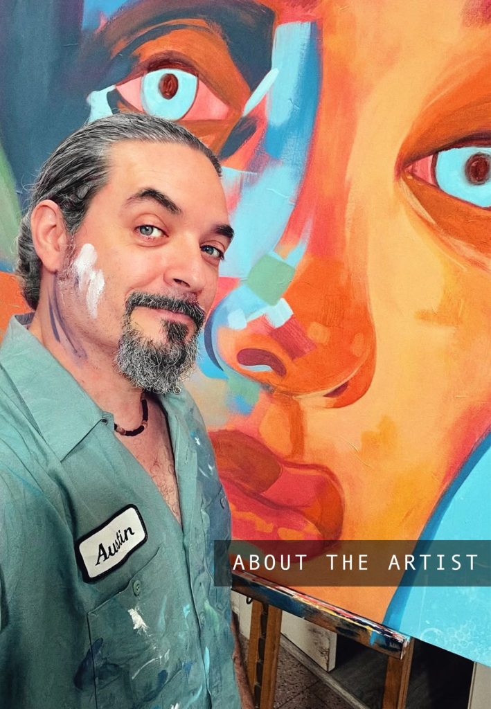 Jaume Tenes, painter and gallery owner, portrait for bio section.

Jaume Tenes, pintor y propietario de galería, retrato para la sección de biografía.