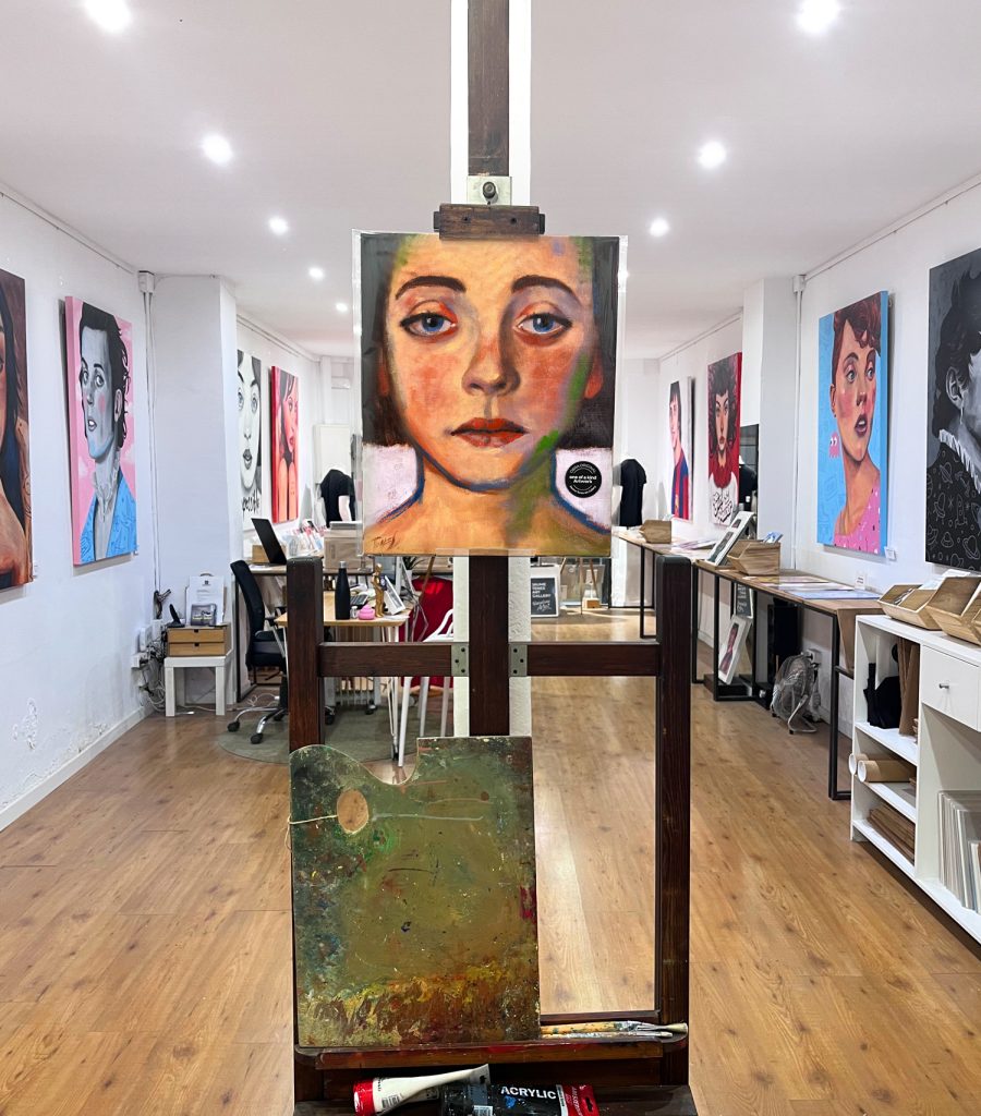 Original artwork by Jaume Tenes, small format, high-quality figurative art.