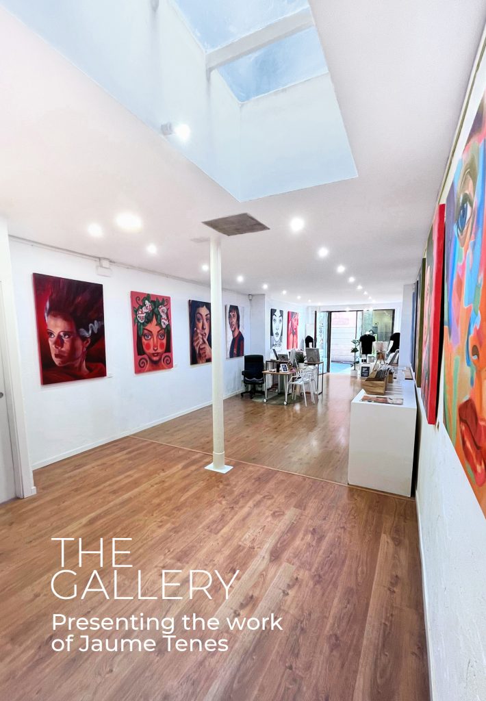 Interior view of Jaume Tenes Art Gallery in Barcelona’s Gothic Quarter.

Vista interior de la Galería de Arte Jaume Tenes en el Barrio Gótico de Barcelona.